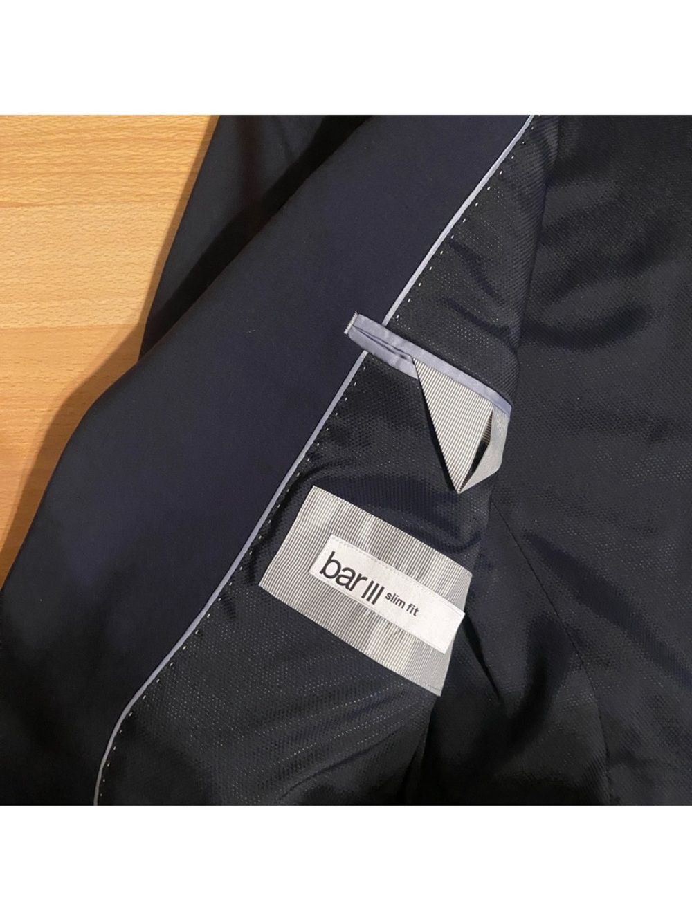 Brand new black Bar III slim fit suit jacket and blue suit jacket - Picture 8 of 9